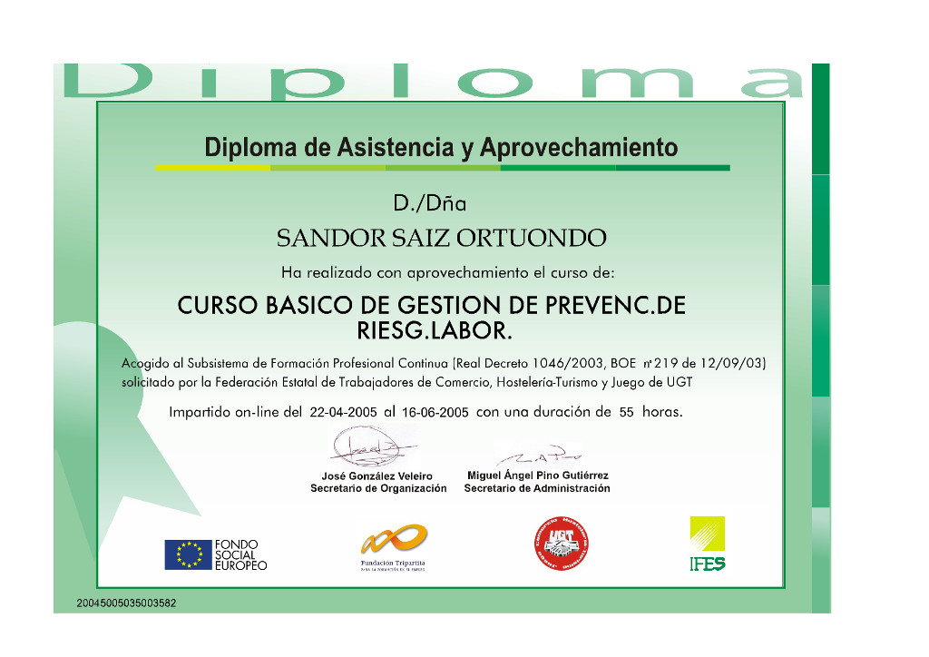 2005-06-23 Prevencion Riesgos Laborales